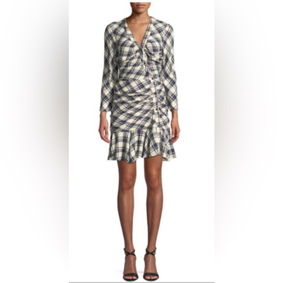 Veronica Beard Rowe dress Navy/Beige size 2 - Picture 3 of 3